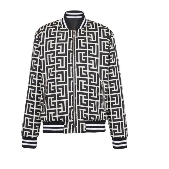 Balmain reversable quilted bomber jacket - Picture 11 of 14